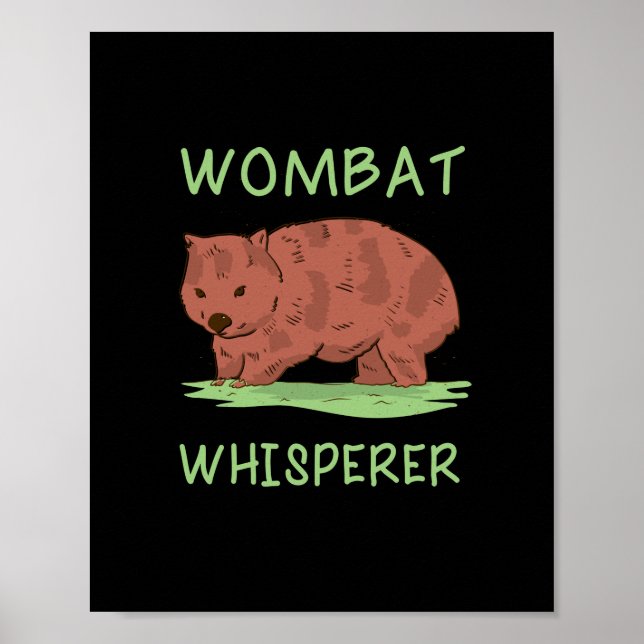 Wombat Whisperer Poster (Front)