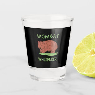Wombat Whisperer Shot Glass