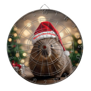 "Wombat Wonderland: A Cozy Christmas Eve" Dartboard