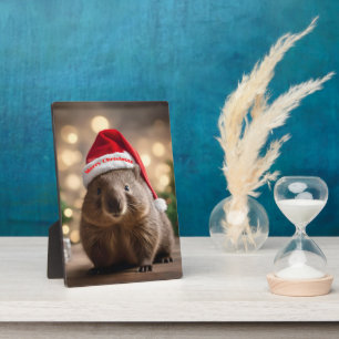 "Wombat Wonderland: A Cozy Christmas Eve" Plaque