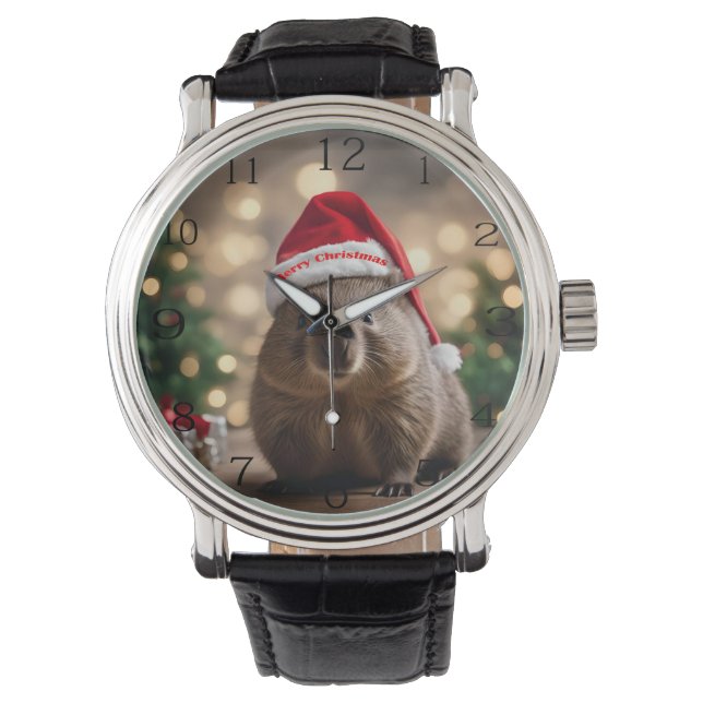 "Wombat Wonderland: A Cozy Christmas Eve" Watch (Front)