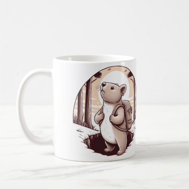 Wombat Wonderland Mug” Coffee Mug (Left)