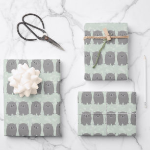 Wombat Wrapping Paper Sheets