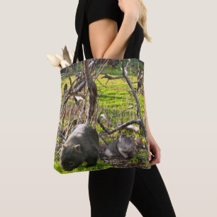 Wombats And Kangaroos, Full Print Tote Bag