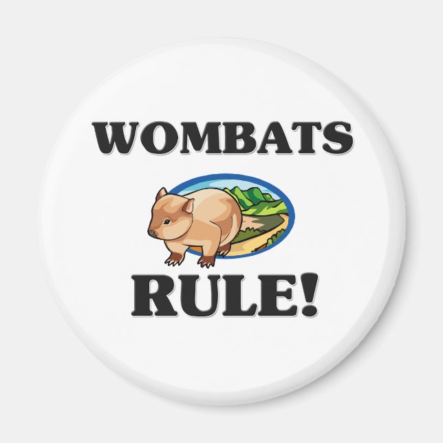 WOMBATS Rule! Magnet (Front)