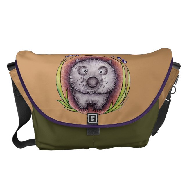'Wombie' the wombat bag Commuter Bag (Front)