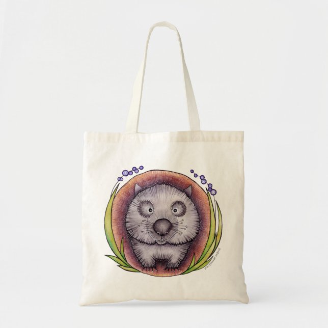 'Wombie' the wombat Bags (Front)
