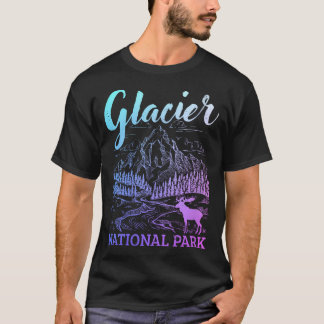 Women39S Glacier National Park Montana Vintage T-Shirt