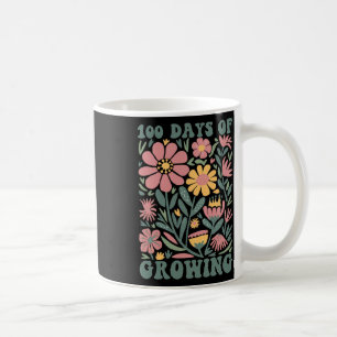 Women 100th Day Of Growing 100 Days Of School Boho Coffee Mug