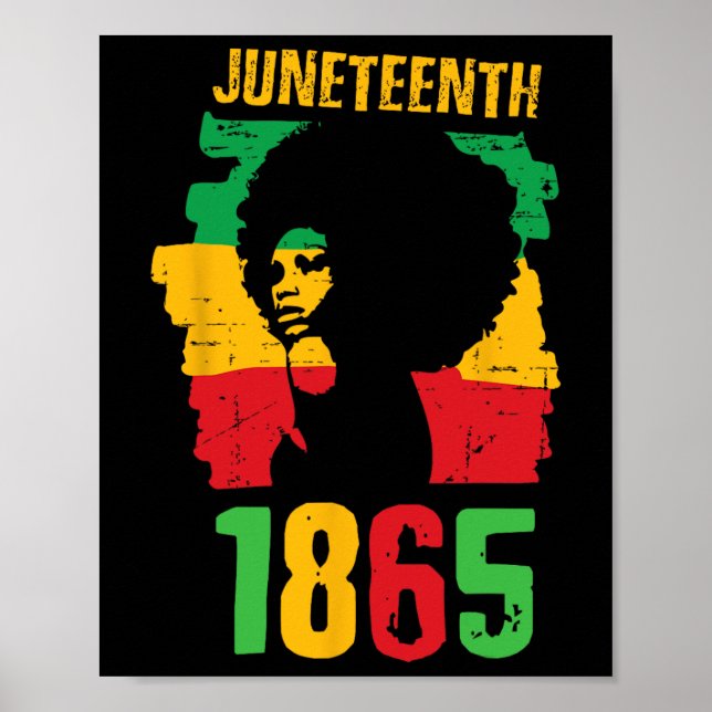 Women 1865 Celebrate African American Freedom Day  Poster (Front)