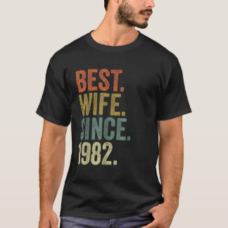 Women 40th Wedding Anniversary Shirts Best Wife Si