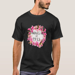 Women 89 Years Old Fabulous Since 1932 Happy 89th  T-Shirt