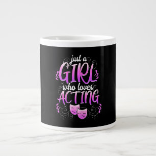 Women Actress Girl Acting Broadway Musicals Acter Large Coffee Mug