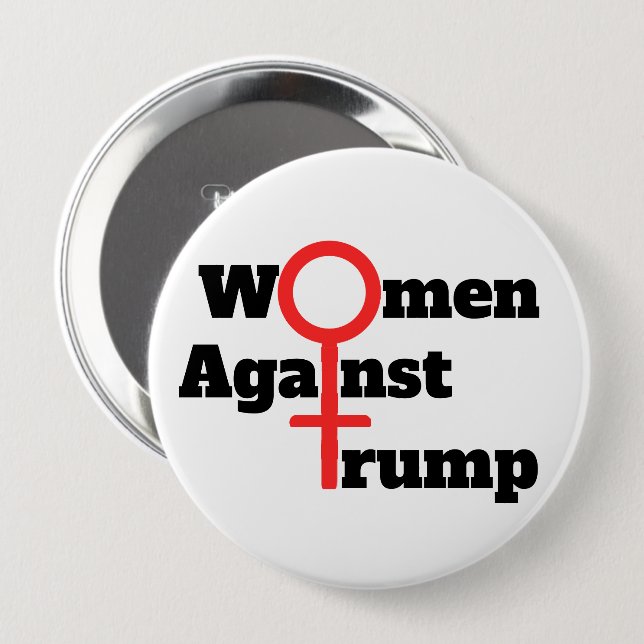 Women Against Trump Button (Front & Back)