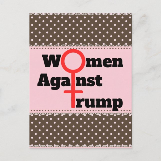 Women Against Trump Postcard (Front)