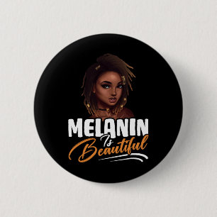 Women American Afro Queen Black Pride Melanin Is B 6 Cm Round Badge