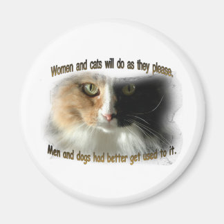 Women and Cats... Magnet