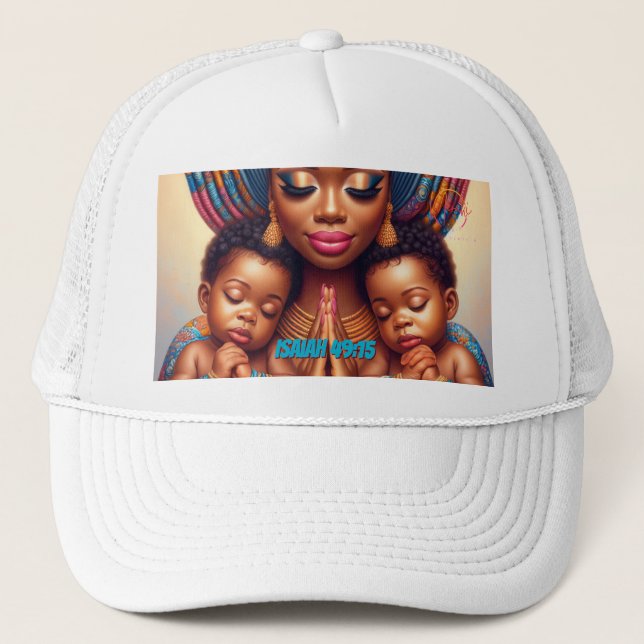 Women and child Isaiah 49:15: Trucker Hat (Front)