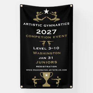 Women And Girls Artistic Gymnastics Banner