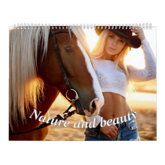 Women and horses calendar