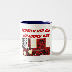 Women and Whammy Bar Two-Tone Coffee Mug