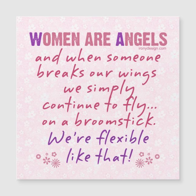 Women are Angels (Front)