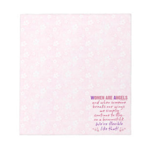 Women are Angels Notepad