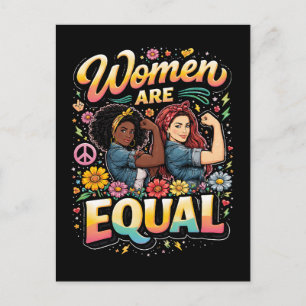 Women Are Equal Postcard
