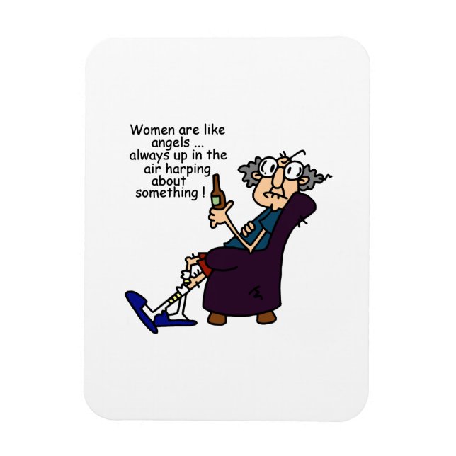 Women Are Like Angels Magnet (Vertical)