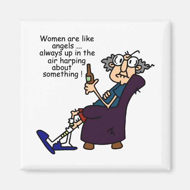 Women Are Like Angels Magnet (Front)