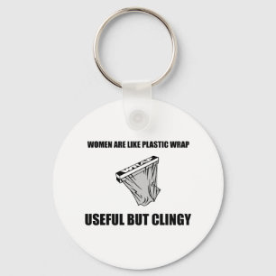 Women are like plastic wrap key ring