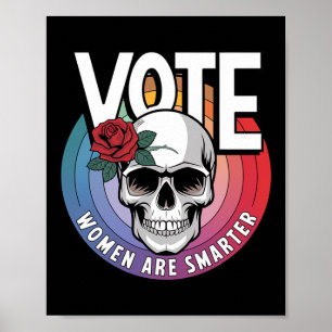 Women Are Smarter Harris 2024 Wheimer 2024 Vote Ha Poster