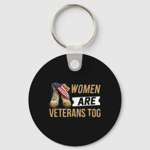 Women Are Veterans Too Key Ring