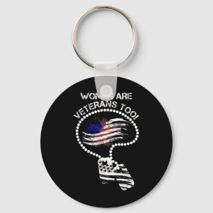 Women Are Veterans Too Key Ring