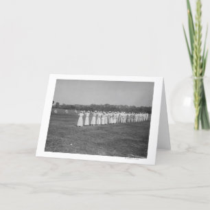 Women at Archery Meet Photograph Card