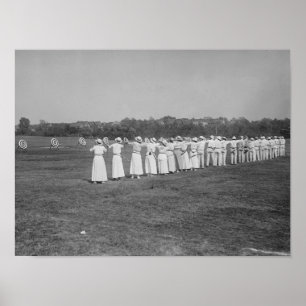 Women at Archery Meet Photograph Poster