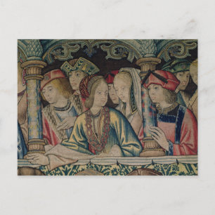 Women at the court of David Postcard