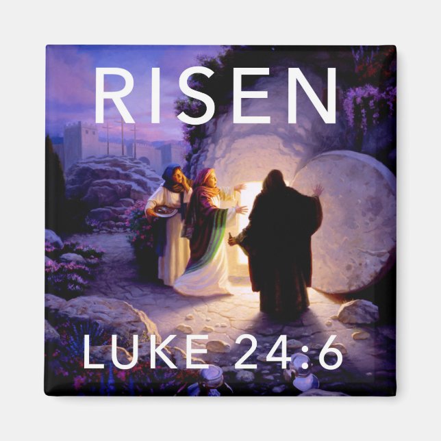 Women At The Empty Tomb Refrigerator Magnet (Front)