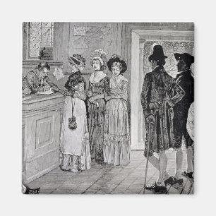 Women at the Polls in New Jersey Magnet