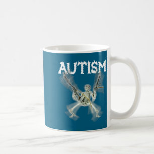Women Autism Skeleton Meme Coffee Mug