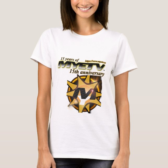 Women Basic T-Shirt of MYETV multicolor - 15 years (Front)