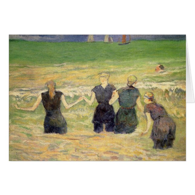 Women Bathing Dieppe by Paul Gauguin (Front Horizontal)