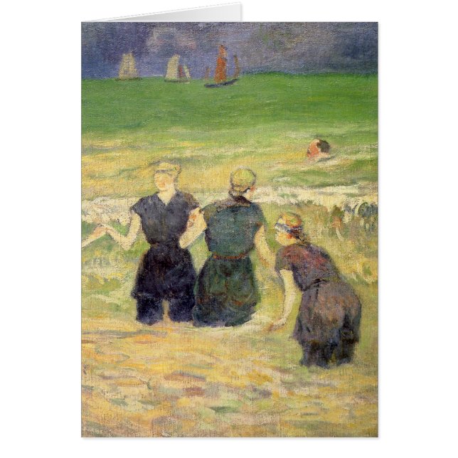 Women Bathing Dieppe by Paul Gauguin (Front)