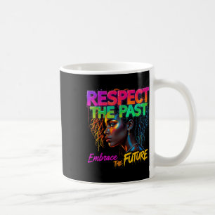 Women Black History Month Respect The Past Embrace Coffee Mug