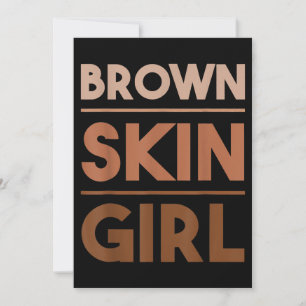 Women Black Melanin Queen Magic Brown Skin Girl Ju Invitation