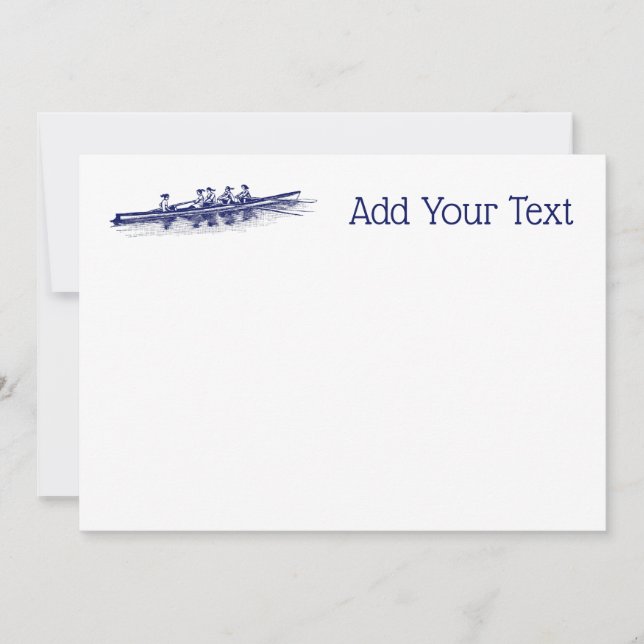 Women Blue Rowing Rowers Crew Team Water Sports (Front)