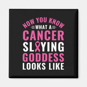 Women Breast Cancer Awareness Cancer-slaying Godde Magnet