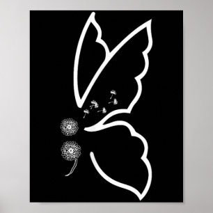 Women Butterfly Semicolon Mental Health Awareness Poster