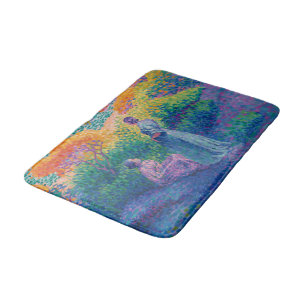 WOMEN BY THE SHORE PAINTING BATH MAT