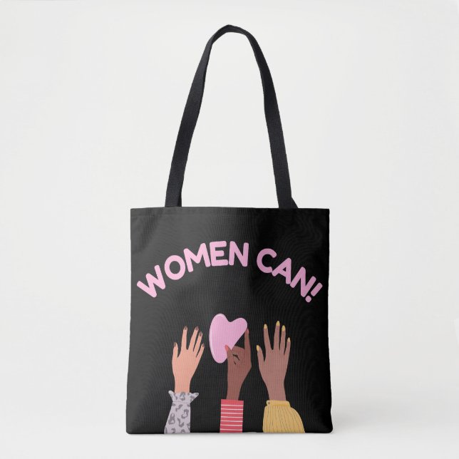 Women Can Feminist Tote Bag (Front)